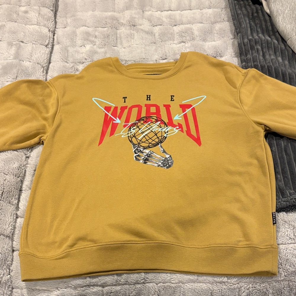 Brooklyn Cloth Mustard Crewneck Sweater